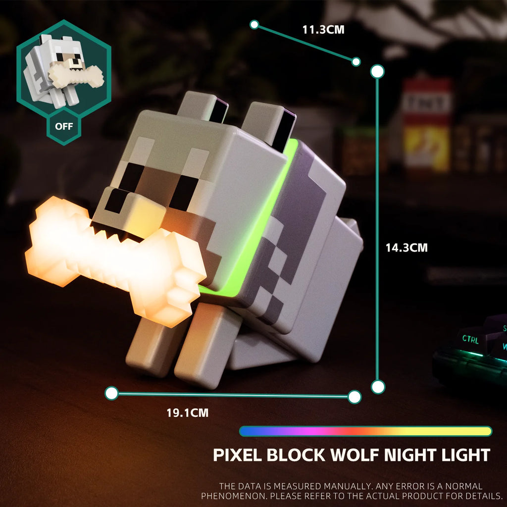 Wolf Dog Night Light RGB