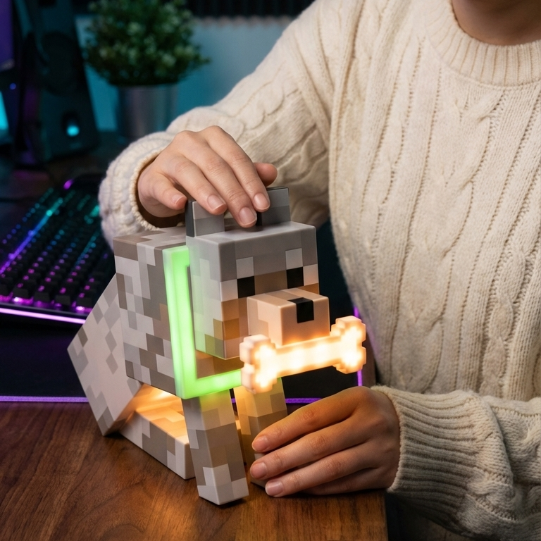 Wolf Dog Night Light RGB