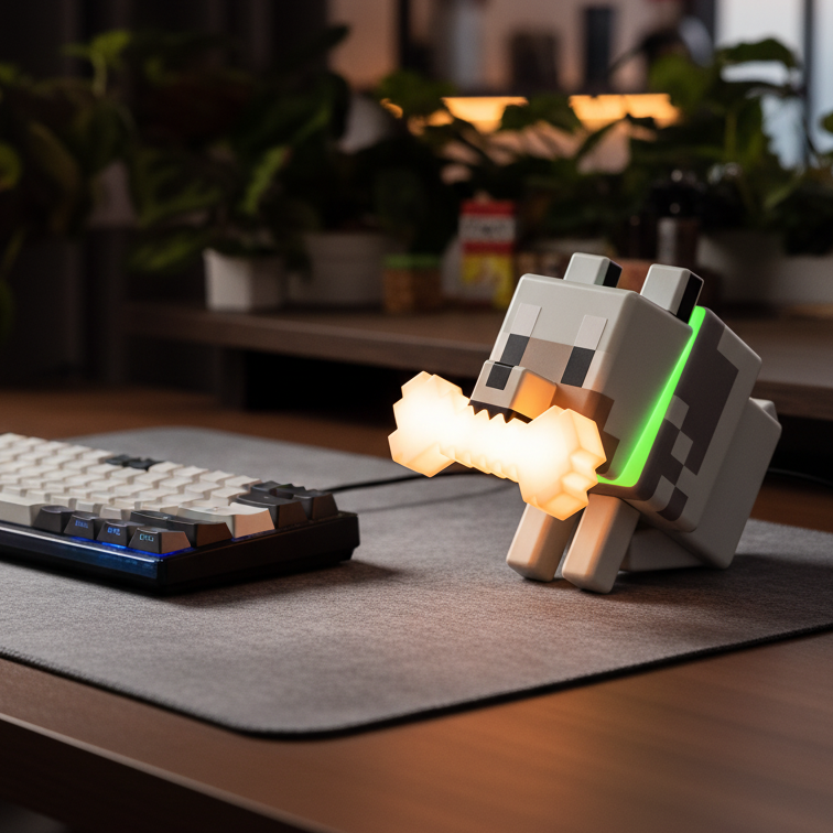 Wolf Dog Night Light RGB